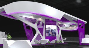 Modern Exhibition Booth in Kuwait