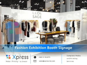 Best Fashion Exhibition booth Signage