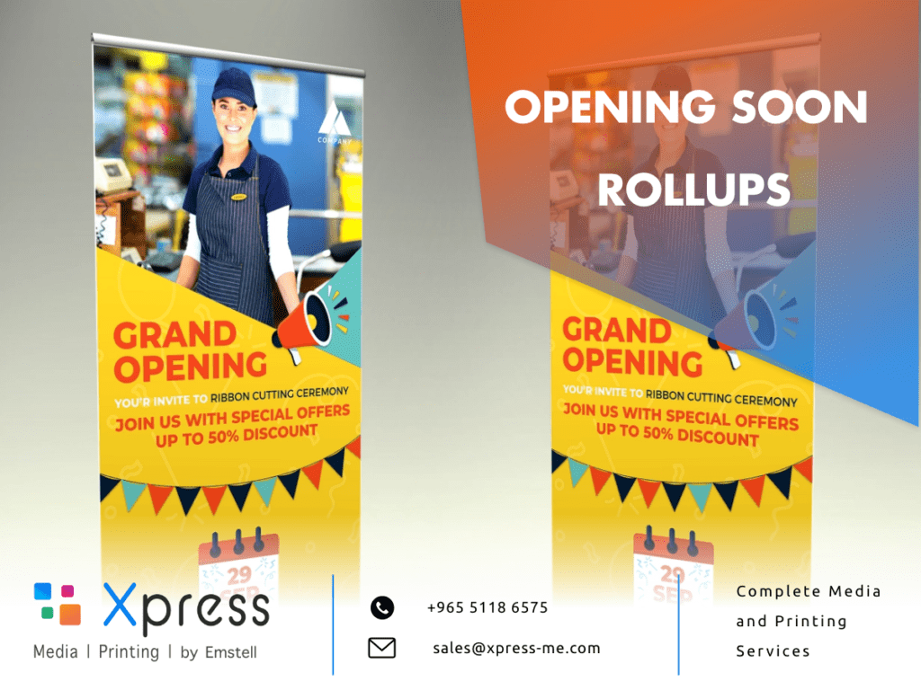 طباعة البانر في الكويت اكسبريس ميدل ايست